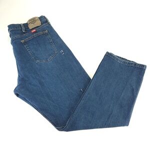 Wrangler Jeans‎ Mens 38x30 Blue Stretch Denim Comfort Fit Classic 97FXWXD Pants